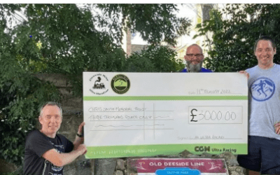 Chris Smith Memorial Fund receive donation from CGM Ultra Racing